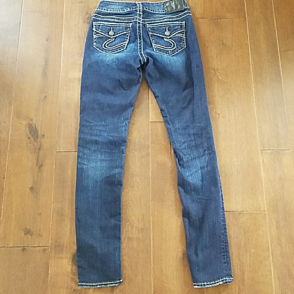 Silver Suki Skinny Jeans - Picture 6 of 8